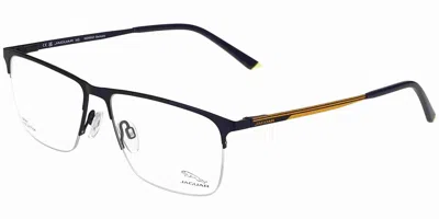 Jaguar 33619 3101 Men's Glasses Blue Size 56 - Free Lenses - Blue Light Block Available In Black