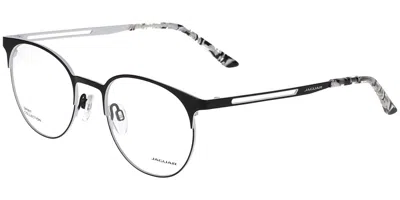 Jaguar 33628 6101 Men's Glasses Black Size 51 - Free Lenses - Blue Light Block Available