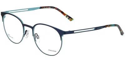 Jaguar 33628 3100 Men's Glasses Blue Size 51 - Free Lenses - Blue Light Block Available