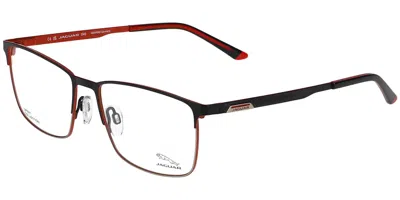 Jaguar 33632 6100 Men's Glasses Black Size 57 - Free Lenses - Blue Light Block Available In Multi