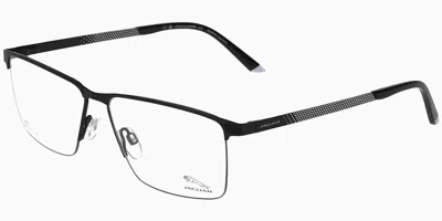 Jaguar 33633 6100 Men's Glasses Black Size 56 - Free Lenses - Blue Light Block Available