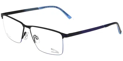 Jaguar 33633 3100 Men's Glasses Blue Size 59 - Free Lenses - Blue Light Block Available In Black