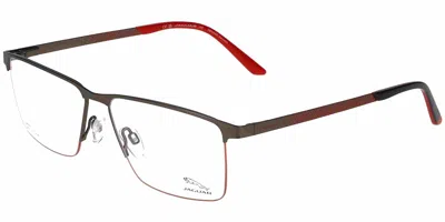 Jaguar 33633 6500 Men's Glasses Grey Size 56 - Free Lenses - Blue Light Block Available In Brown