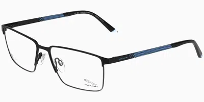 Jaguar 33634 6100 Men's Glasses Black Size 57 - Free Lenses - Blue Light Block Available
