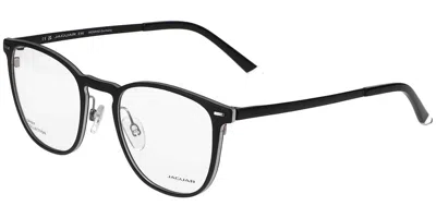 Jaguar 33641 6100 Men's Glasses Black Size 50 - Free Lenses - Blue Light Block Available