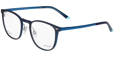 Jaguar 33641 3100 Men's Glasses Blue Size 50 - Free Lenses - Blue Light Block Available In Black