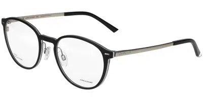 Jaguar 33642 6100 Men's Glasses Black Size 54 - Free Lenses - Blue Light Block Available In Multi