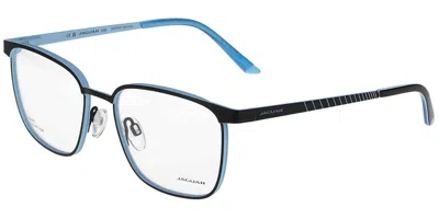 Jaguar 33645 6100 Men's Glasses Black Size 54 - Free Lenses - Blue Light Block Available