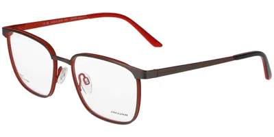 Jaguar 33645 4200 Men's Glasses Grey Size 54 - Free Lenses - Blue Light Block Available In Red