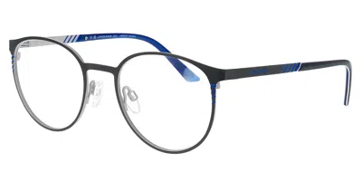 Jaguar 33650 6100 Men's Glasses Black Size 51 - Free Lenses - Blue Light Block Available