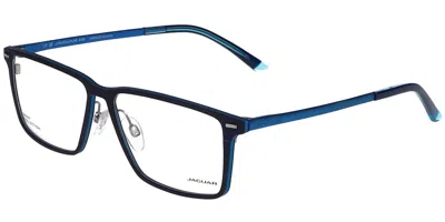 Jaguar 33652 3100 Occhiali Da Vista Blu Per Uomo (solo Montatura) In Blue
