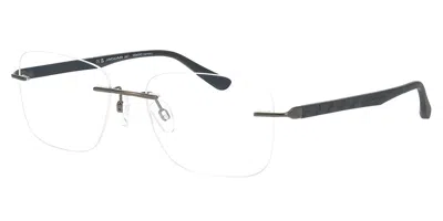 Jaguar 33655 4200 Men's Glasses Gunmetal Size 55 - Free Lenses - Blue Light Block Available In Black