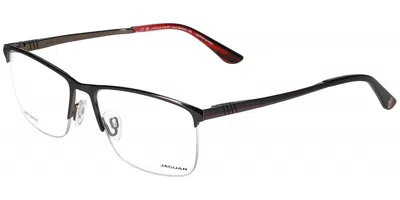 Jaguar 35605 4100 Men's Glasses Grey Size 56 - Free Lenses - Blue Light Block Available In Brown