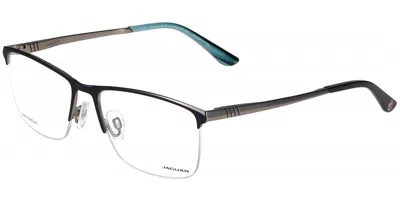 Jaguar 35605 3100 Men's Glasses Grey Size 56 - Free Lenses - Blue Light Block Available In Gold