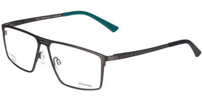 Jaguar 35607 6500 Men's Glasses Grey Size 58 - Free Lenses - Blue Light Block Available In Black