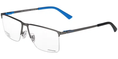 Jaguar 35608 6500 Men's Glasses Grey Size 57 - Free Lenses - Blue Light Block Available