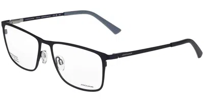 Jaguar 35609 3100 Men's Glasses Blue Size 57 - Free Lenses - Blue Light Block Available In Black