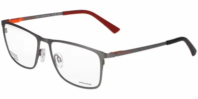 Jaguar 35609 6500 Men's Glasses Grey Size 57 - Free Lenses - Blue Light Block Available In Brown