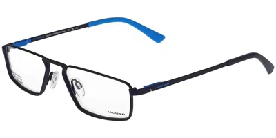 Jaguar 35610 3100 Men's Glasses Blue Size 54 - Free Lenses - Blue Light Block Available