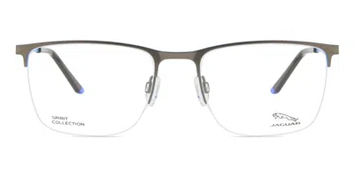 Jaguar 3617 Men's Glasses, Blue, Size 56 In Grey Blue