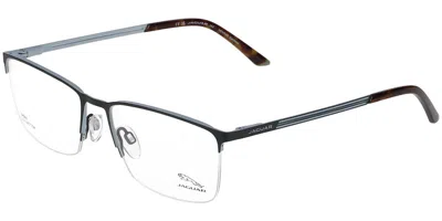 Jaguar 3630 Men's Glasses, Green, Size 56 In Black
