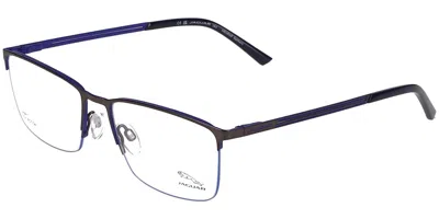 Jaguar 3630 Men's Glasses, Grey, Size 56 In Black