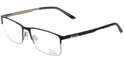 Jaguar 3631 Men's Glasses, Black, Size 56 In Black,grey