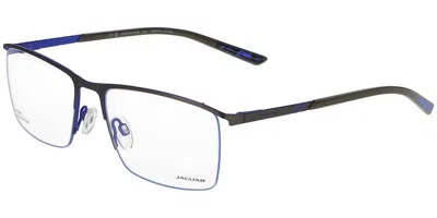 Jaguar 3643 4200 Men's Glasses Blue Size 56 - Free Lenses - Blue Light Block Available In Multi