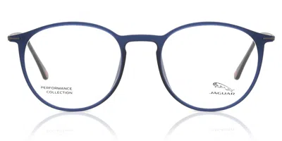 Jaguar 36808 3100 Men's Glasses Blue Size 51 - Free Lenses - Blue Light Block Available