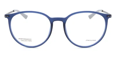 Jaguar 36827 3100 Men's Glasses Blue Size 52 - Free Lenses - Blue Light Block Available