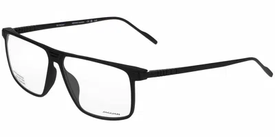 Jaguar 36833 6100 Men's Glasses Black Size 59 - Free Lenses - Blue Light Block Available