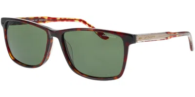 Jaguar 37127 Polarized 8940 Men's Sunglasses Tortoiseshell Size 57 In Brown