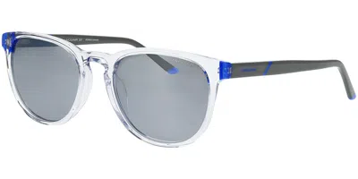 Jaguar 37184 Polarized 8100 Men's Sunglasses Clear Size 53 In Blue
