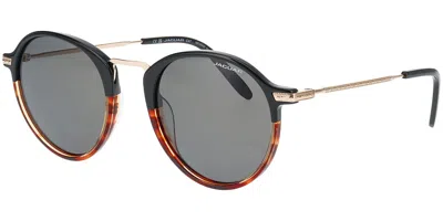 Jaguar 37286 5498 Men's Sunglasses Black Size 51