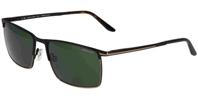 Jaguar 37373 6100 Men's Sunglasses Black Size 59