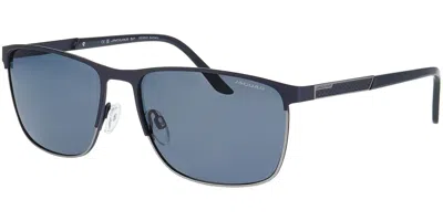 Jaguar 37374 Polarized 3100 Men's Sunglasses Blue Size 60