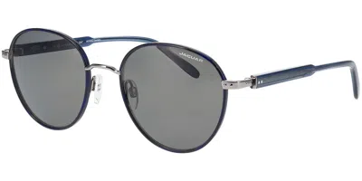 Jaguar 37469 Polarized 6500 Men's Sunglasses Blue Size 53