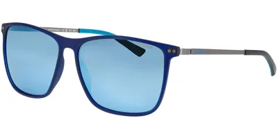 Jaguar 37628 Polarized 3100 Men's Sunglasses Blue Size 59 In Black