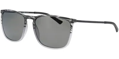 Jaguar 37629 6100 Men's Sunglasses Black Size 57 In Gray