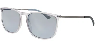 Jaguar 37629 Polarized 6500 Men's Sunglasses Grey Size 57 In Gray