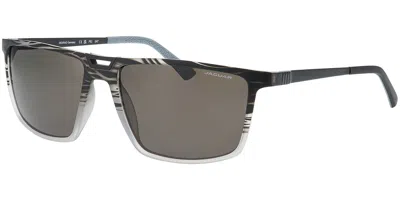 Jaguar 37630 6500 Men's Sunglasses Black Size 59