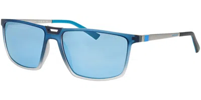 Jaguar 37630 Polarized 3100 Men's Sunglasses Blue Size 59