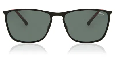 Jaguar 37818 6100 Occhiali Da Sole Neri Per Uomo In Black