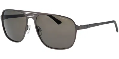 Jaguar 37827 4200 Men's Sunglasses Gunmetal Size 60 In Brown