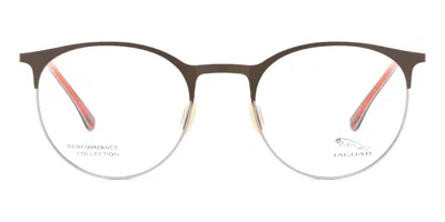 Jaguar 3842 Men's Glasses, Black, Size 49