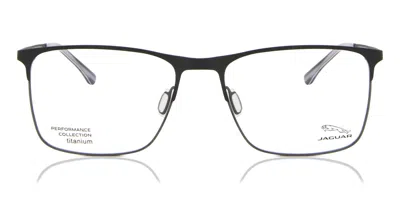 Jaguar 5601 Men's Glasses, Black, Size 56