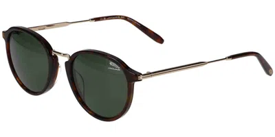Jaguar 7280 8940 Men's Sunglasses Tortoiseshell Size 51 In Black
