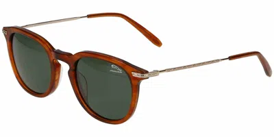 Jaguar 7281 5201 Men's Sunglasses Brown Size 51 In Green