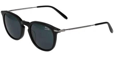 Jaguar 7281 8840 Men's Sunglasses Black Size 51 In Gray