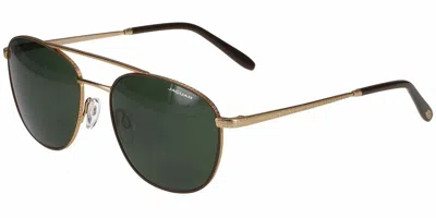 Jaguar 7468 5100 Men's Sunglasses Gold Size 55 In Multi